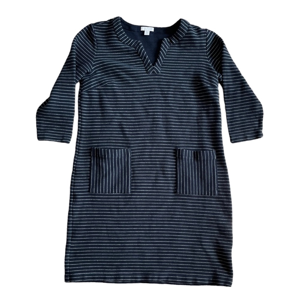 J. Jill Navy & White Stripe Dress | Women’s Small Petite
